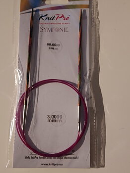 Rundstickor KnitPro Symfonie trä 40cm 4.00mm