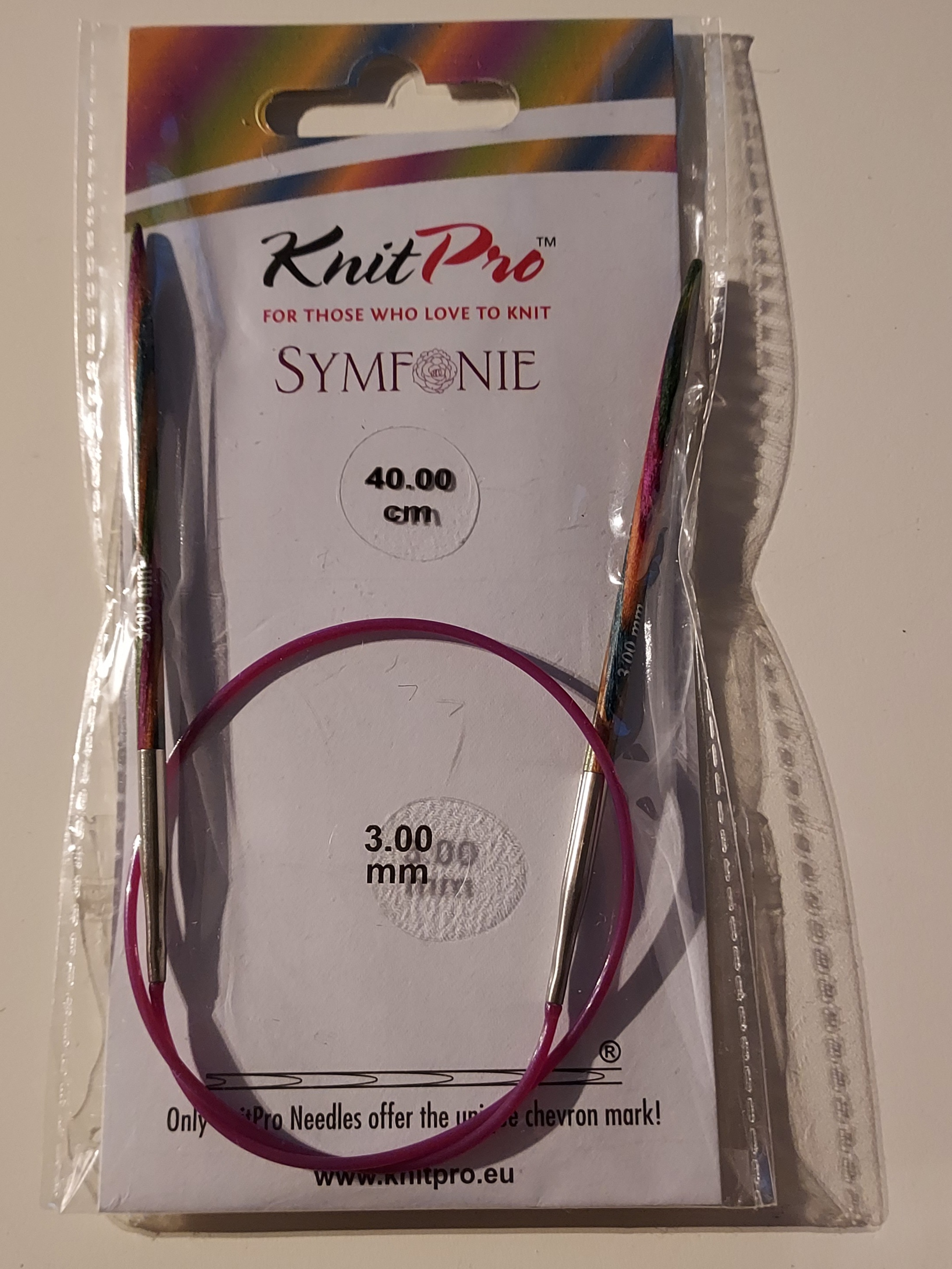 Rundstickor KnitPro Symfonie trä 80cm 3.00mm