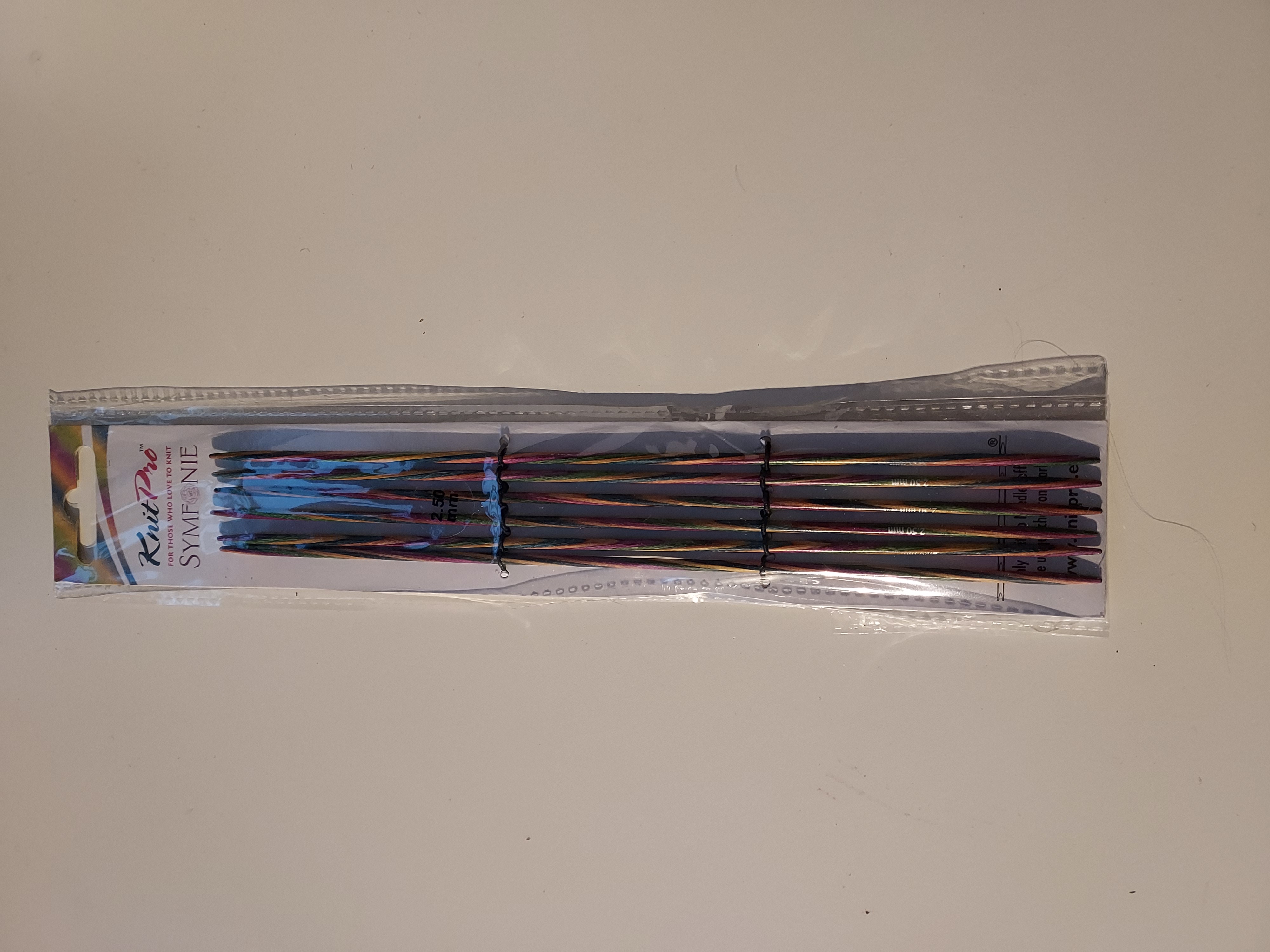 Strumpstickor 2.5mm 20cm KnitPro Symfonie trä 