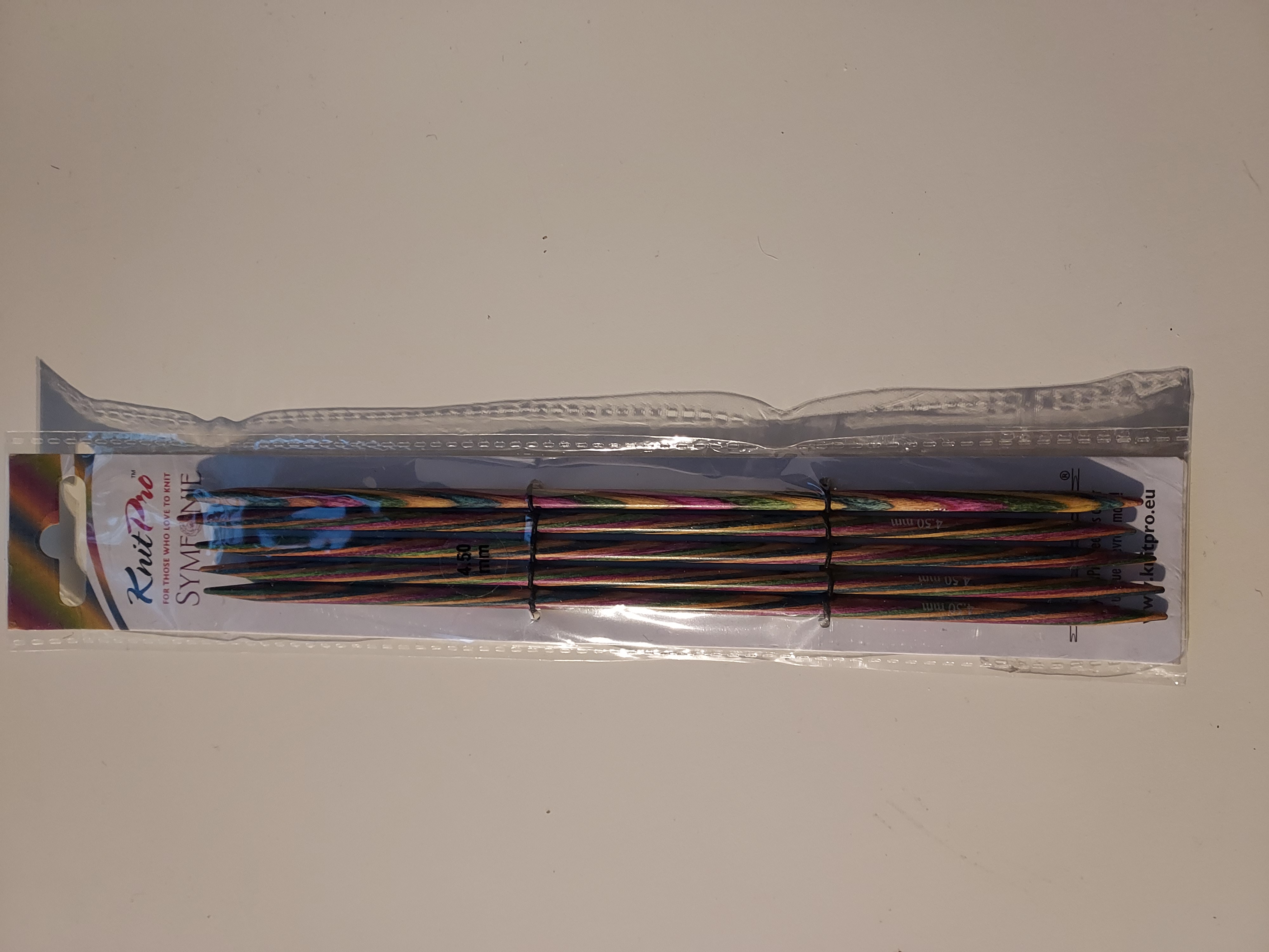 Strumpstickor 4.5mm 20cm KnitPro Symfonie trä 