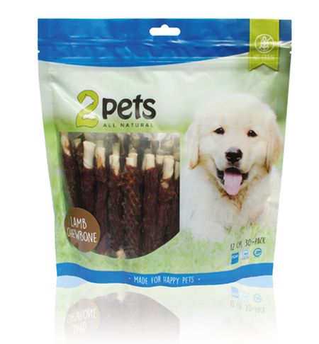 Tuggpinne med lamm 12cm, 2pets - 2