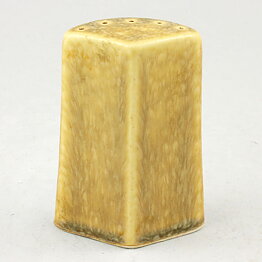 Jens Quistgaard (Relief 1959) Beige Shaker with Leaf Pattern 9 cm