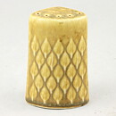 Jens Quistgaard (Relief 1959) Beige Shaker with Leaf Pattern 9 cm