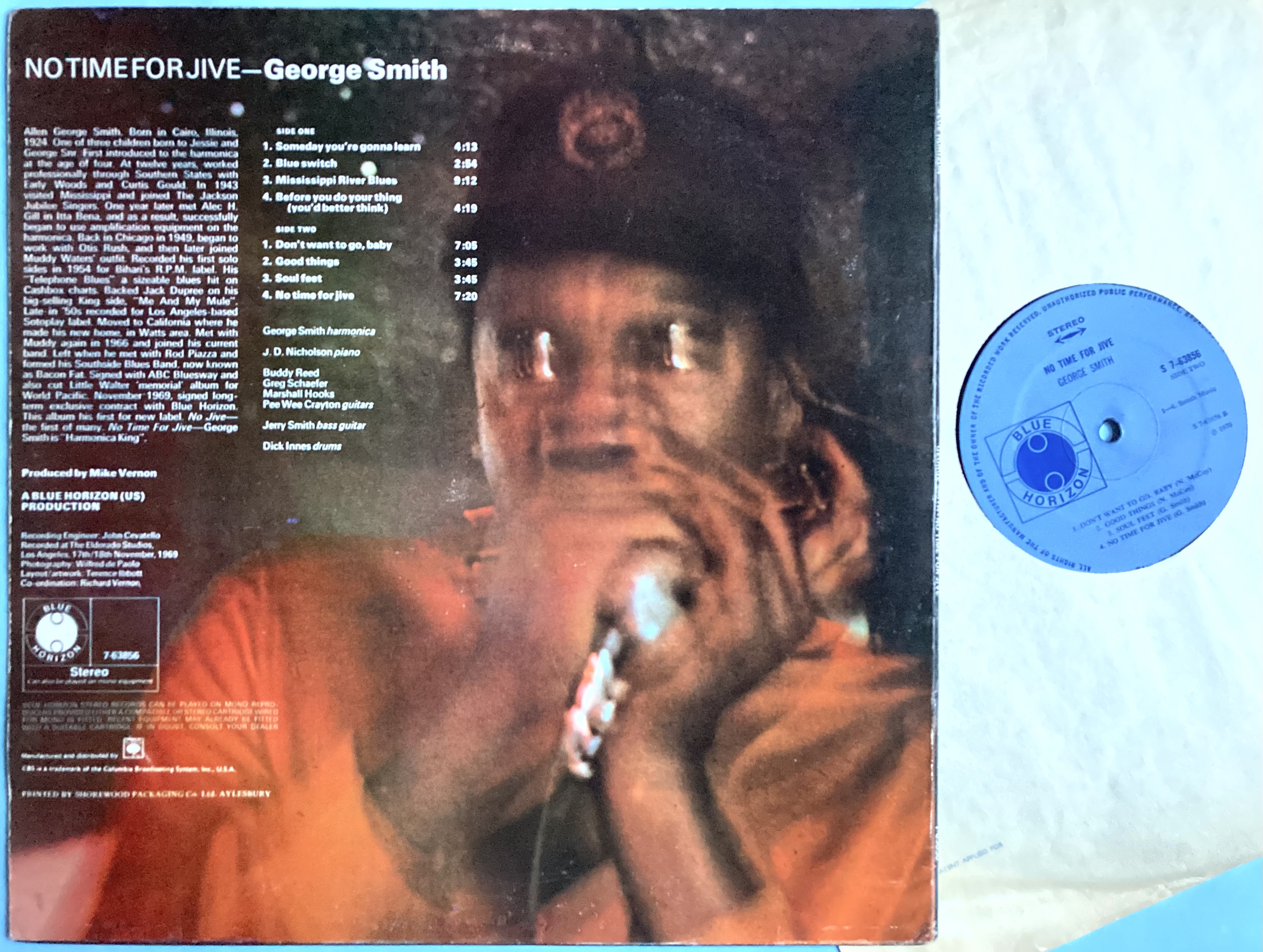 GEORGE SMITH - No time for jive UK-orig LP 1970 - 2