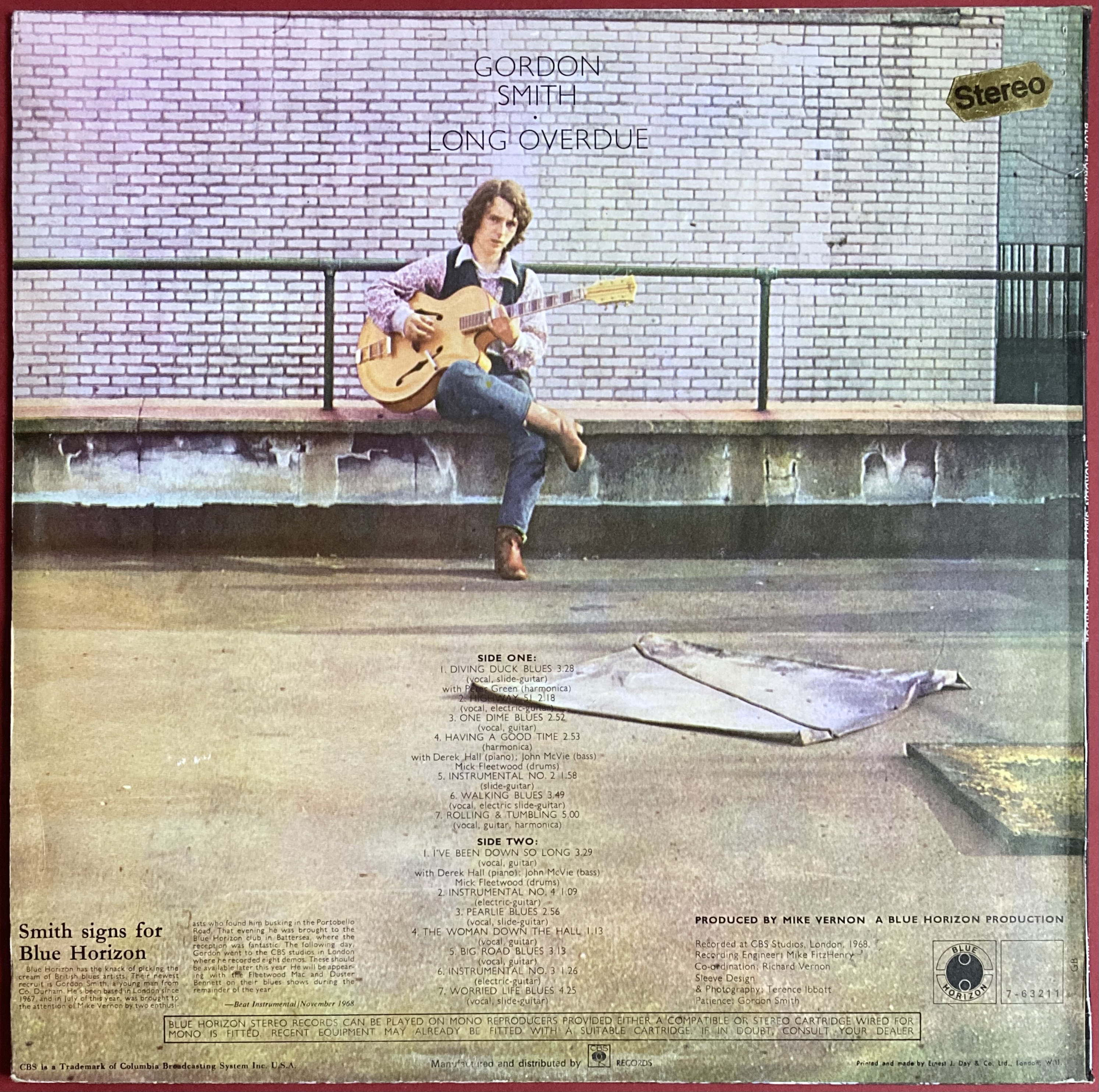 GORDON SMITH - Long overdue UK orig LP 1968 - 3