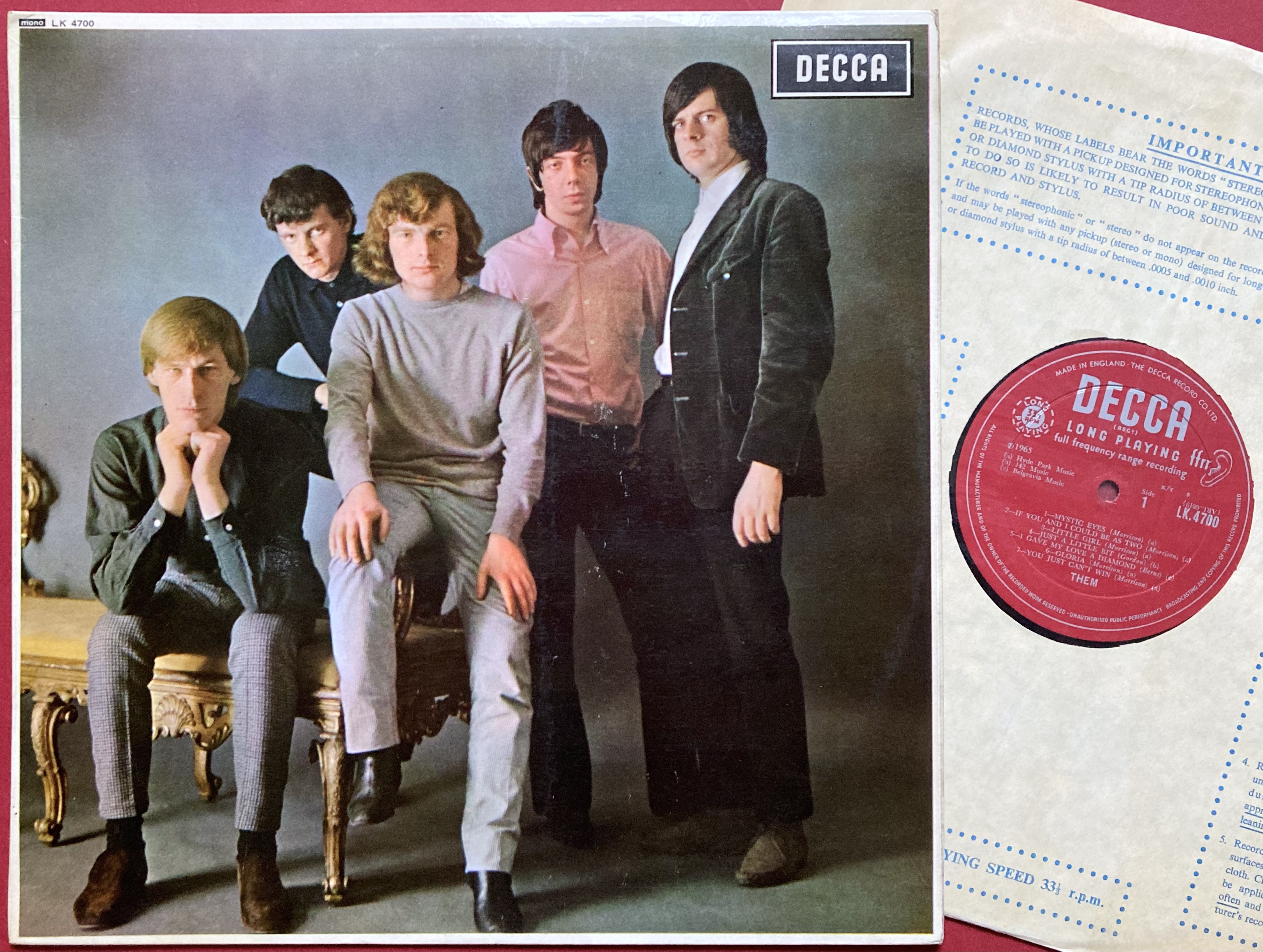 THEM - The "Angry" Young Them UK-orig LP 1965