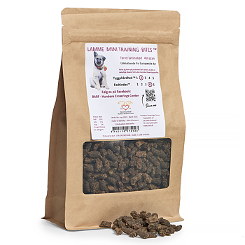 Barf Lamm miniträningsbitar 450 g
