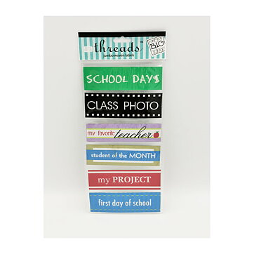Me & My Big Ideas Threads Jumbo Woven School Days
