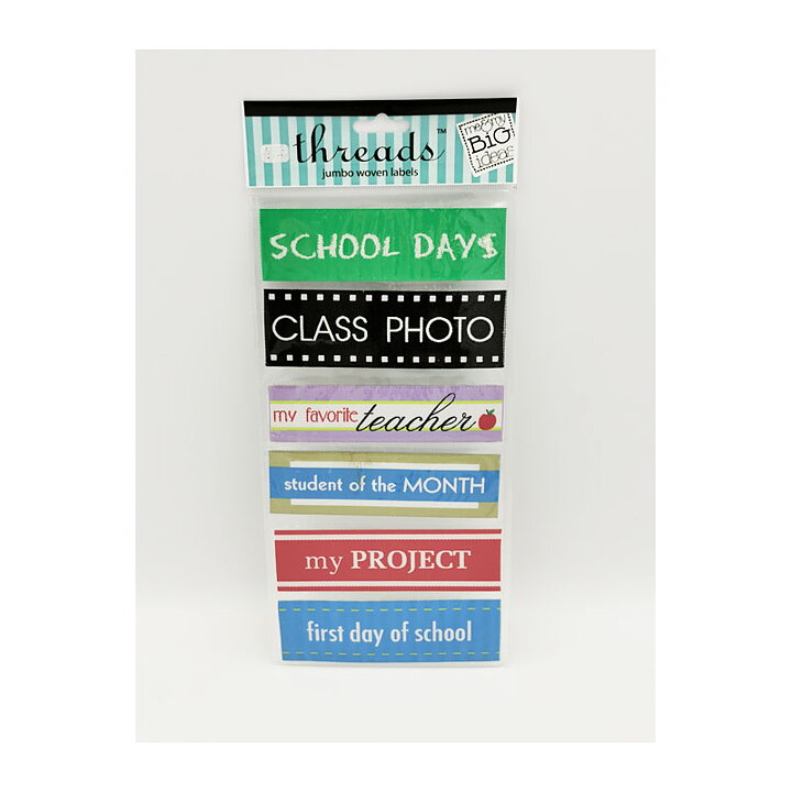 Me & My Big Ideas Threads Jumbo Woven School Days