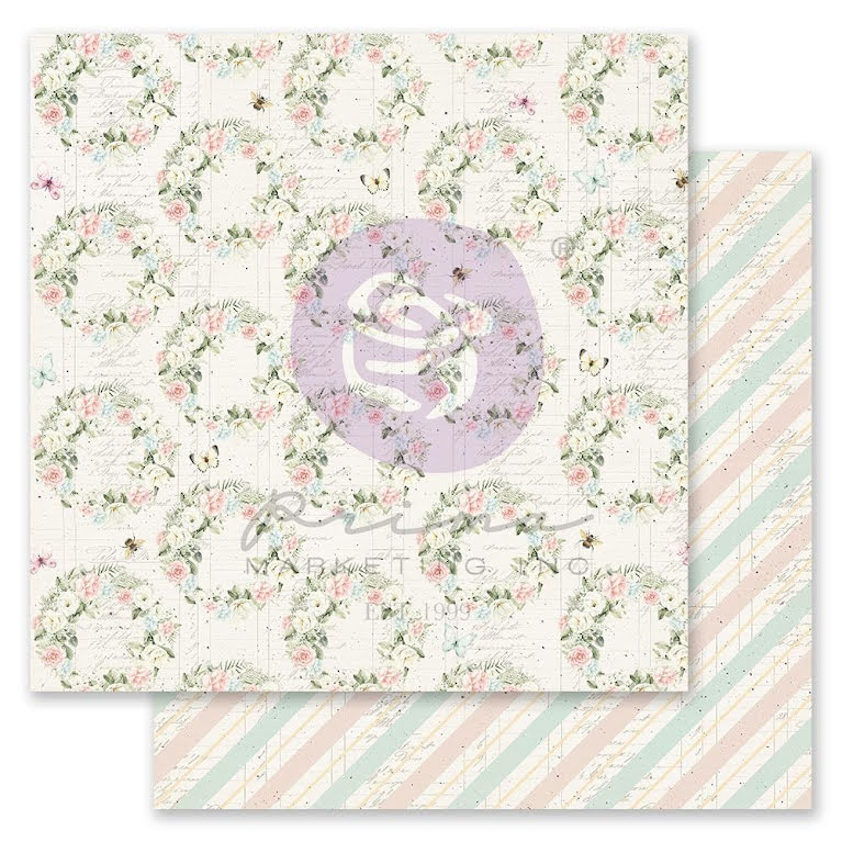 Prima Miel By Frank Garcia Cardstock 12X12 - Butterfly Dance