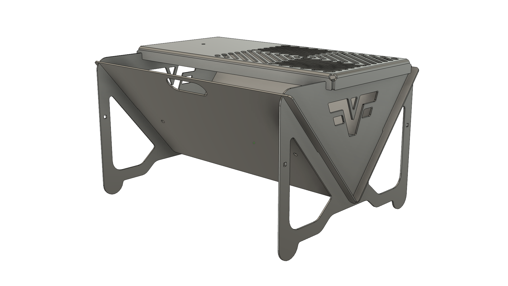 Falken Fabrication Overland Firepit - Foldable Fire Pit