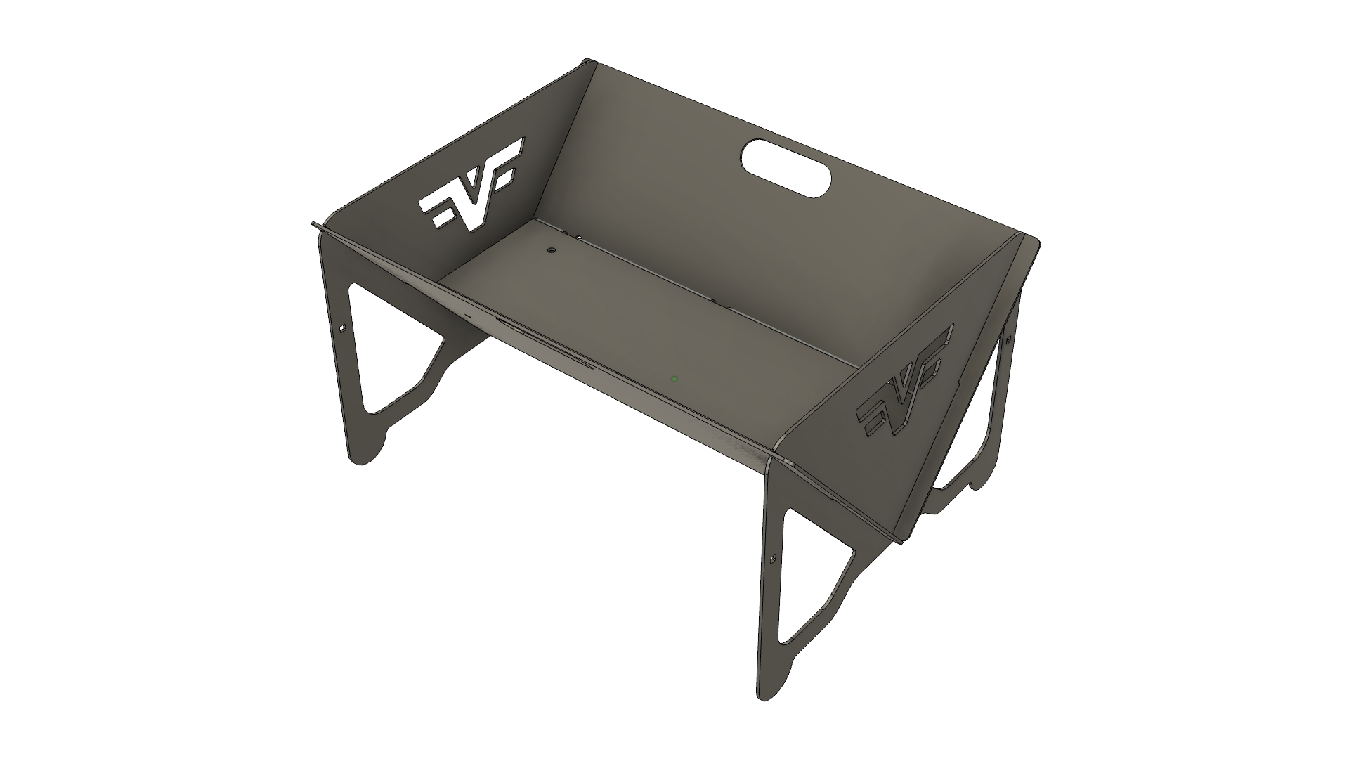 Falken Fabrication Overland Firepit - Foldable Fire Pit - 2
