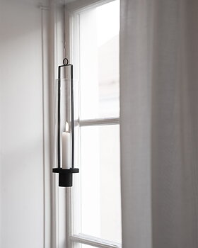 Hulevik - Black hanging candle lantern - 2