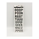 Colorbök Foil Stamped Chipboard Stickers - Silver Flourish