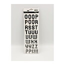 Colorbök Foil Stamped Chipboard Stickers - Silver Flourish