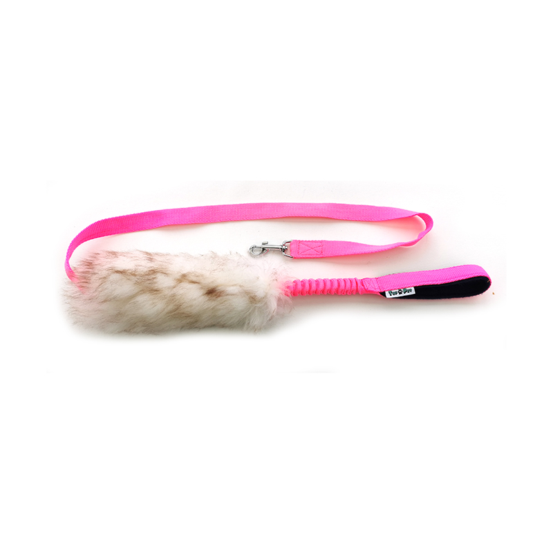 Tug leash mini with sheepskin, custom made. Small dogs