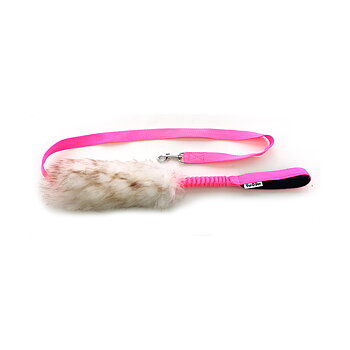 Tug leash mini with sheepskin, custom made. Small dogs