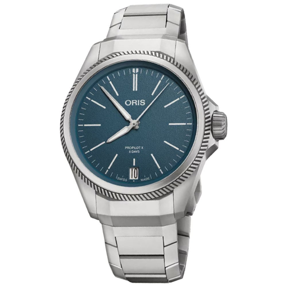 01 400 7778 7155-07 7 20 01TLC Oris ProPilot X Calibre 400 39 blå