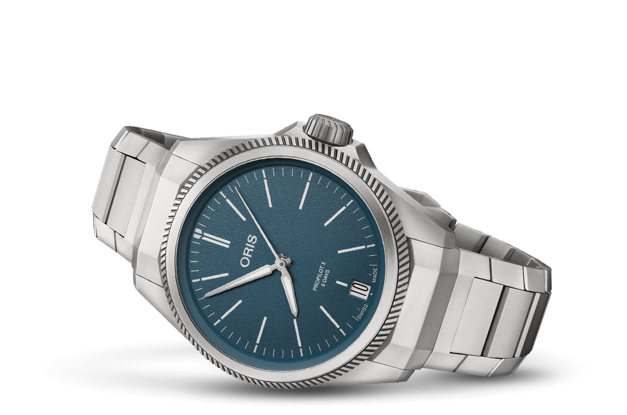 01 400 7778 7155-07 7 20 01TLC Oris ProPilot X Calibre 400 39 blå
