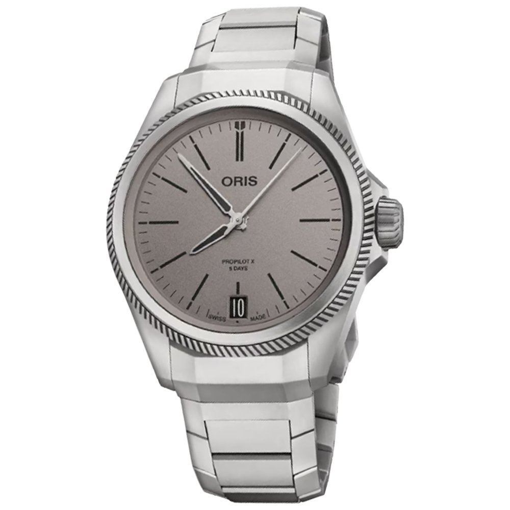 01 400 7778 7153-07 7 20 01TLC Oris ProPilot X Calibre 400 39 grå