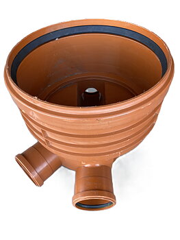 Tillsynsbrunn 400 typ 4 höger inlopp/slät 110+P110