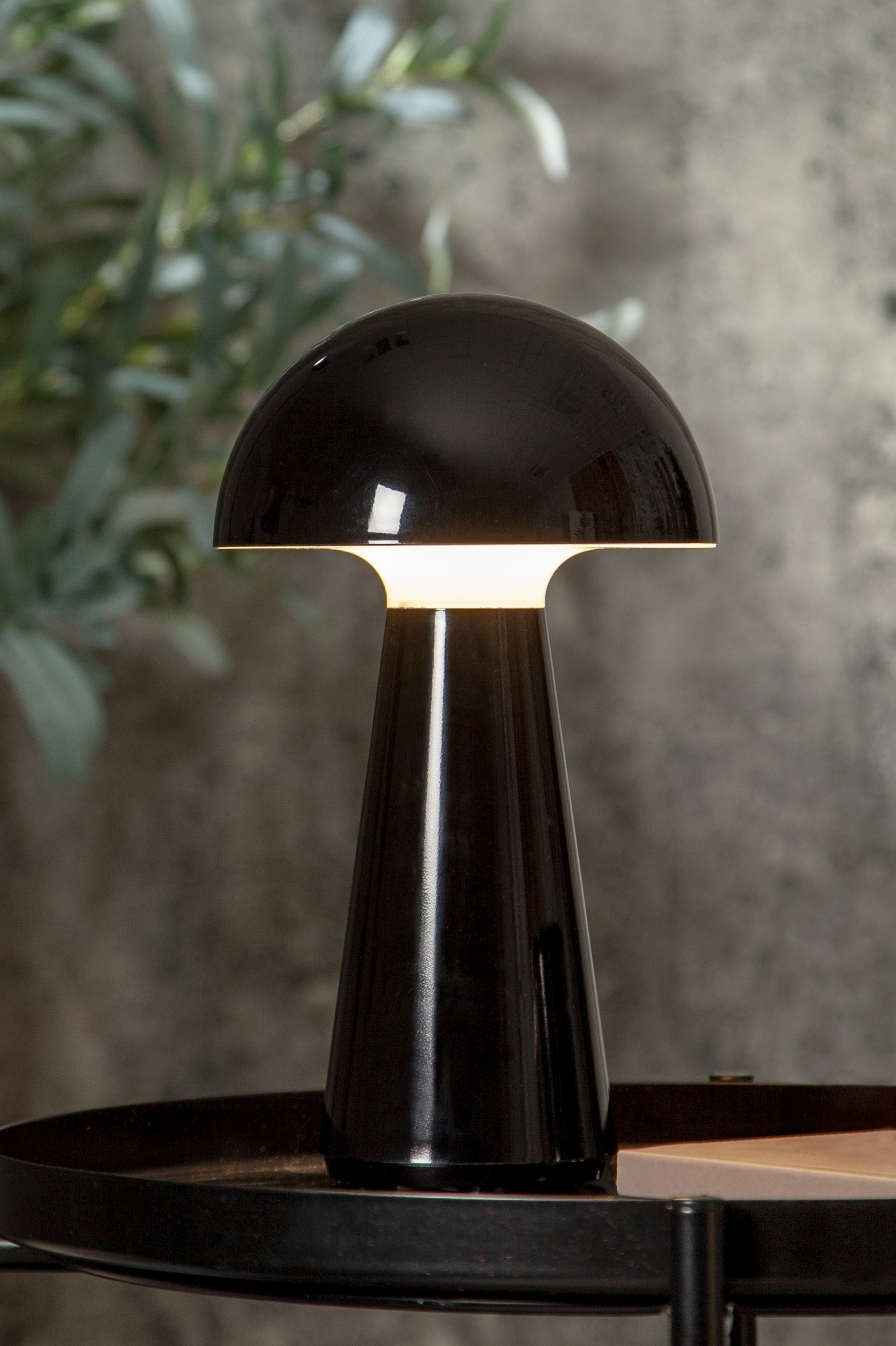 Lampa - Bordslampa -  Svamp - Svart - 3