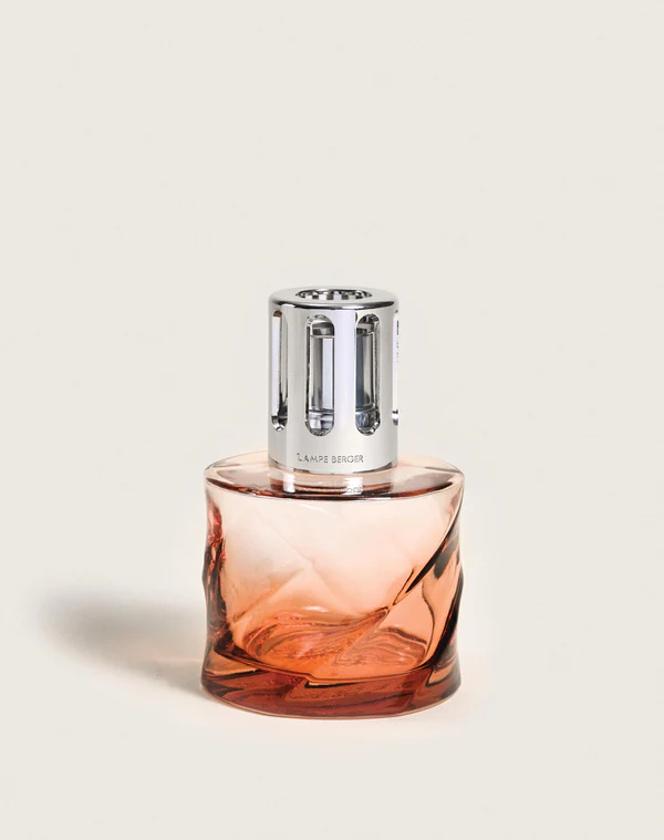 Maison Berger Spiral amber pink giftset Rhubarb Radience