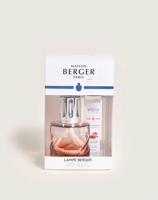 Maison Berger Spiral amber pink giftset Rhubarb Radience - 3
