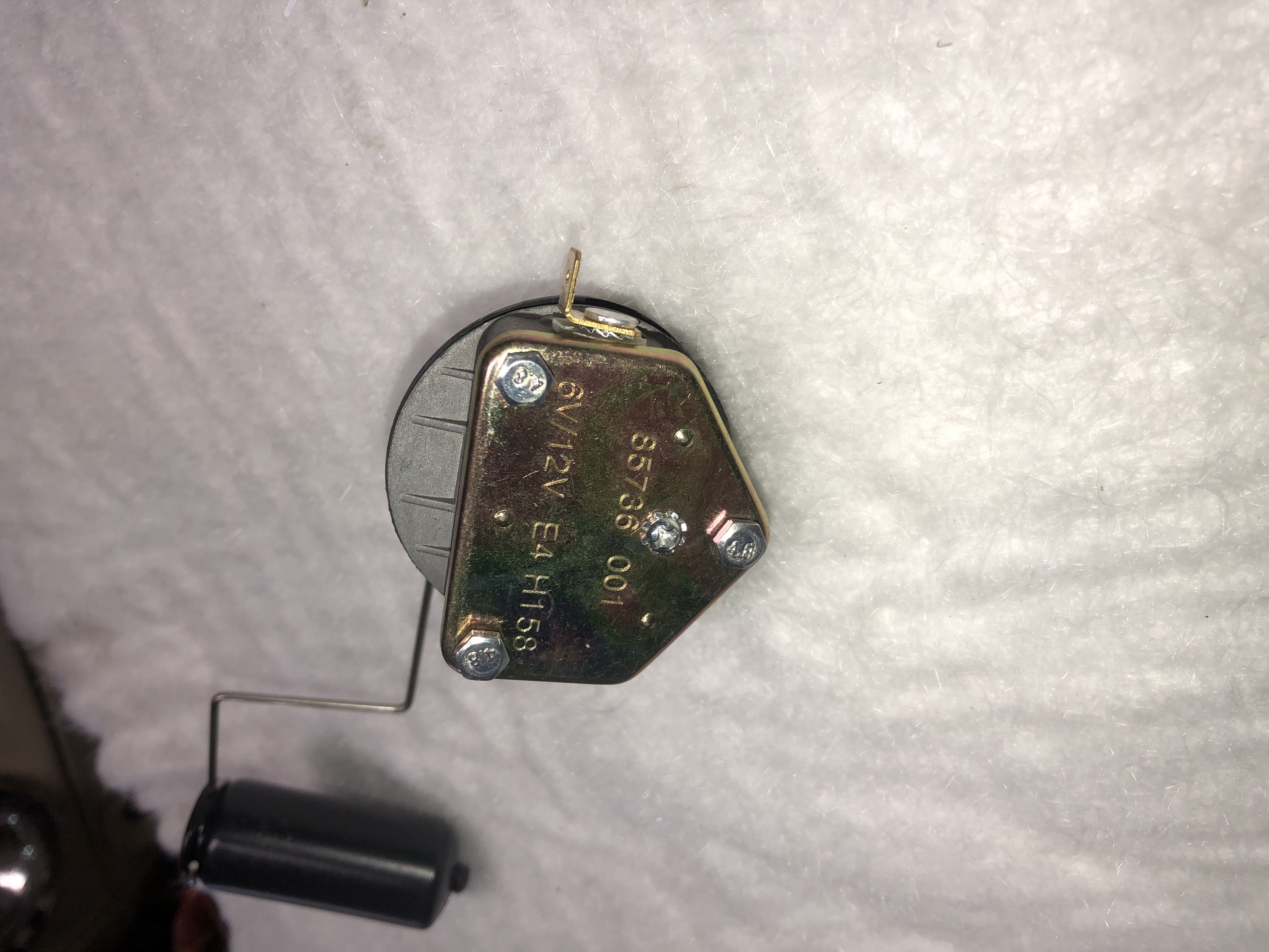 Tankarmatur 6/12 volt   285 Ohm