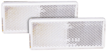 Reflex 96x42mm vit självhäftande 2st