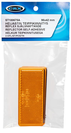 Reflex 96x42mm gul självhäftande 2st - 3