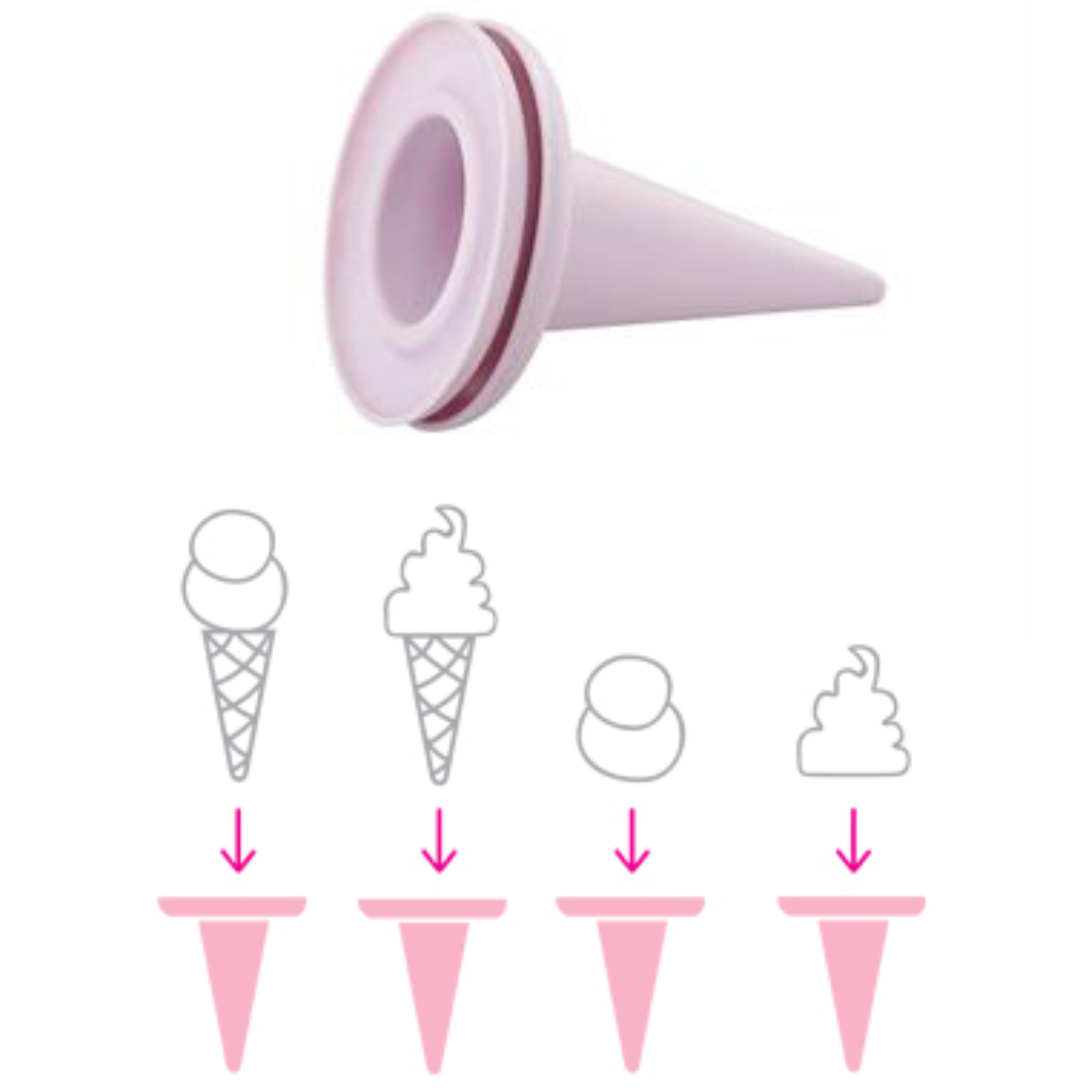 Glasshållare i silikon med droppstopp – rosa 2-pack
