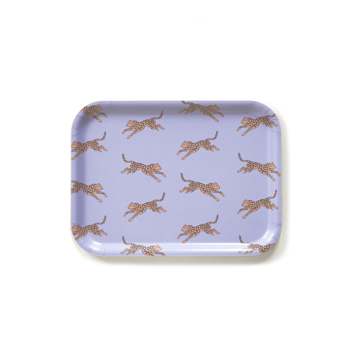 Lilac Leopard Serving Tray - 27x20 cm