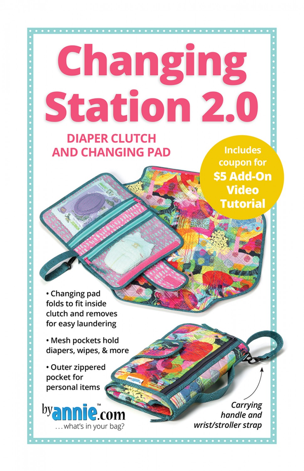 Mönster: "Changing Station 2.0" - "Skötplats" när man är på språng!