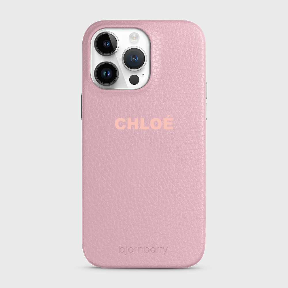 iPhone 14 Pro Max Personalised Leather Case - Name - 2
