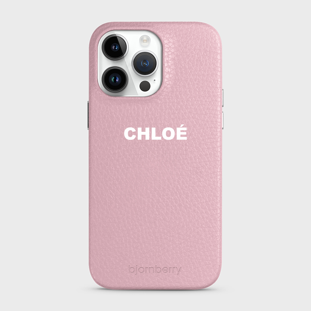 iPhone 14 Pro Max Personalised Leather Case - Name - 5