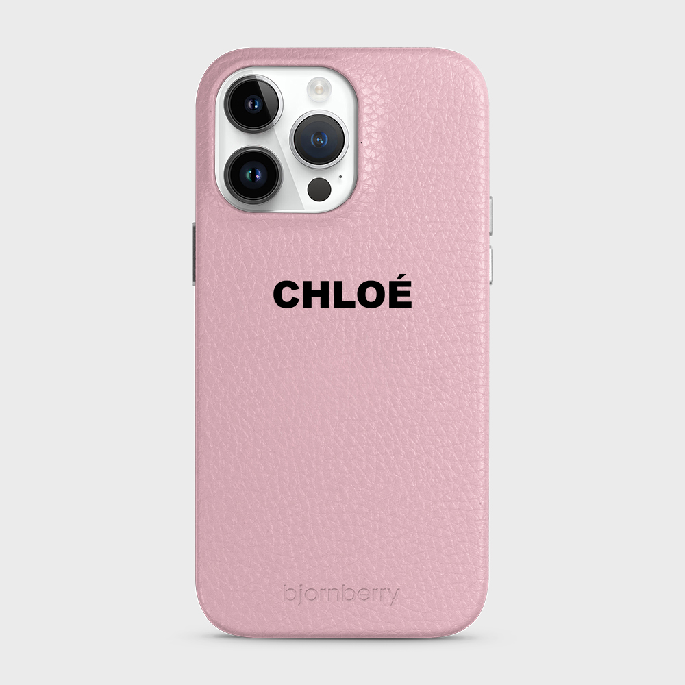 iPhone 14 Pro Max Personalised Leather Case - Name - 4