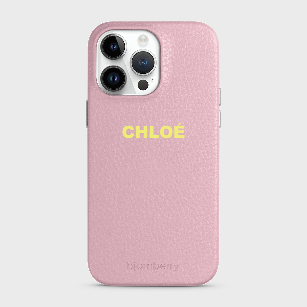 iPhone 14 Pro Max Personalised Leather Case - Name - 6