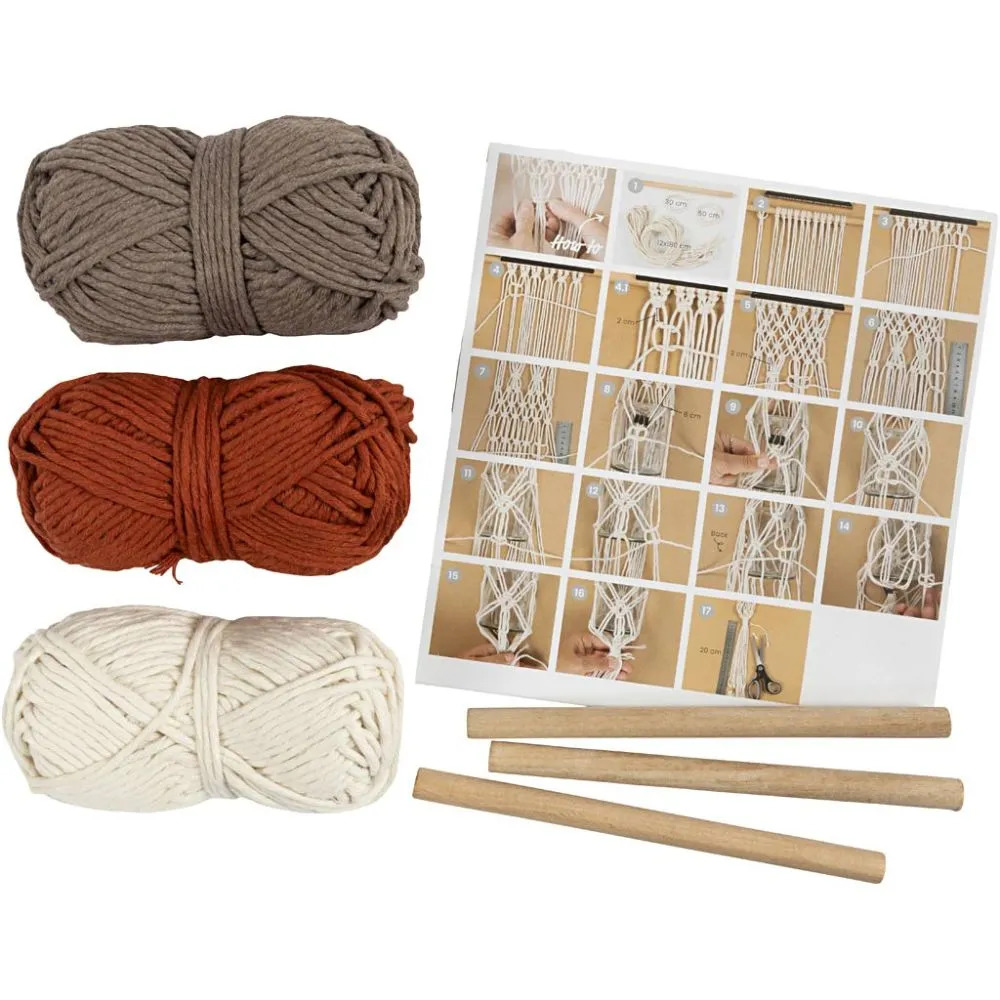 Pysselkit -  DIY Kit -  Macrame - 3