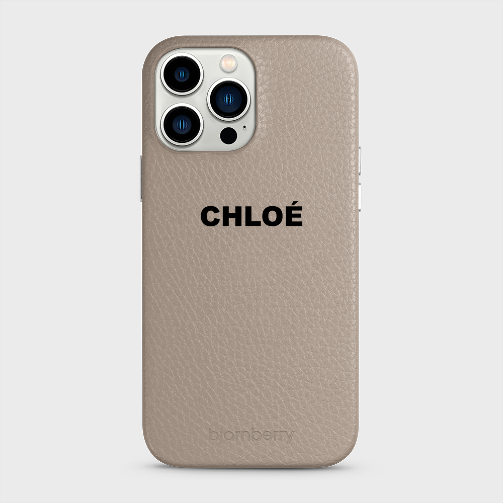 iPhone 13 Pro Max Personalised Leather Case - Name - 12