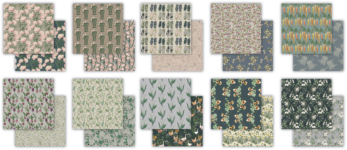 Gardeners Delight, 12x12" block,  Craft Consortium  - 4