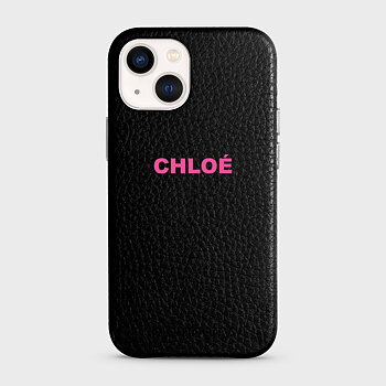 iPhone 13 Mini Personifierat Läderskal - Namn
