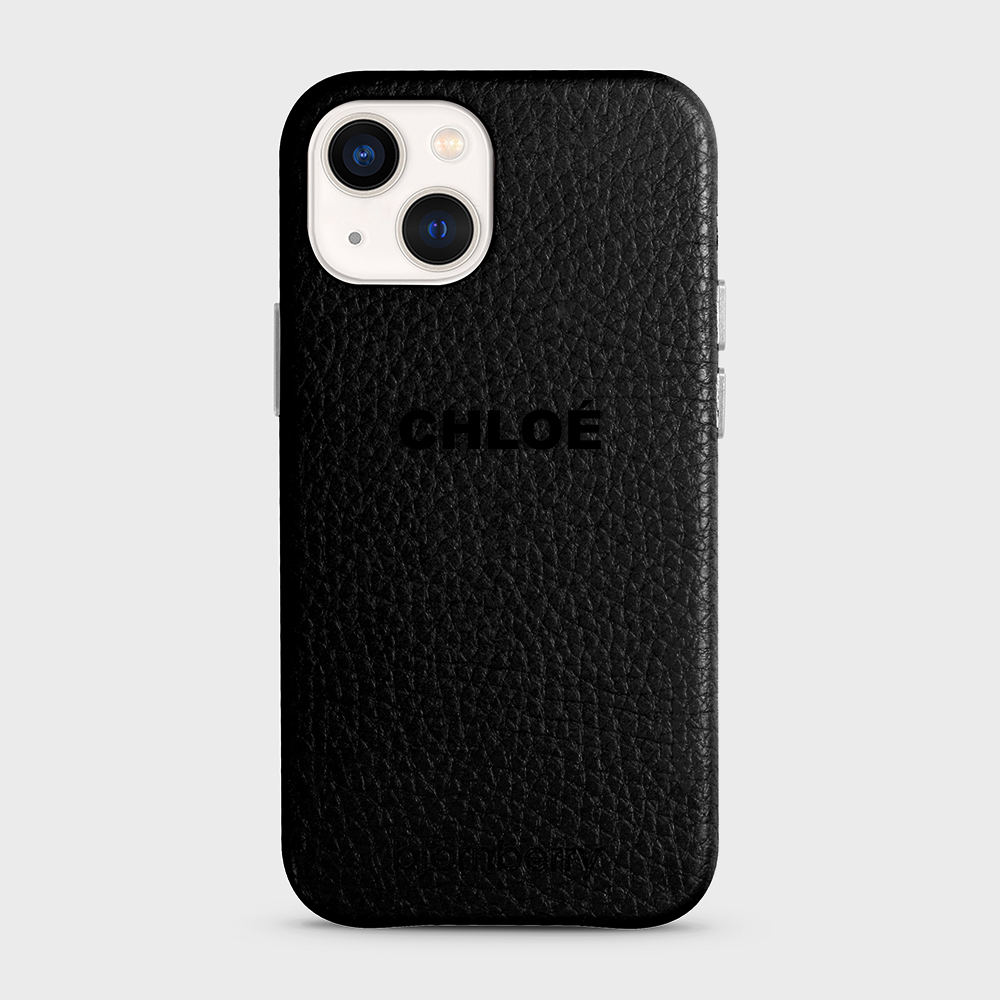 iPhone 13 Mini Personalised Leather Case - Name - 5