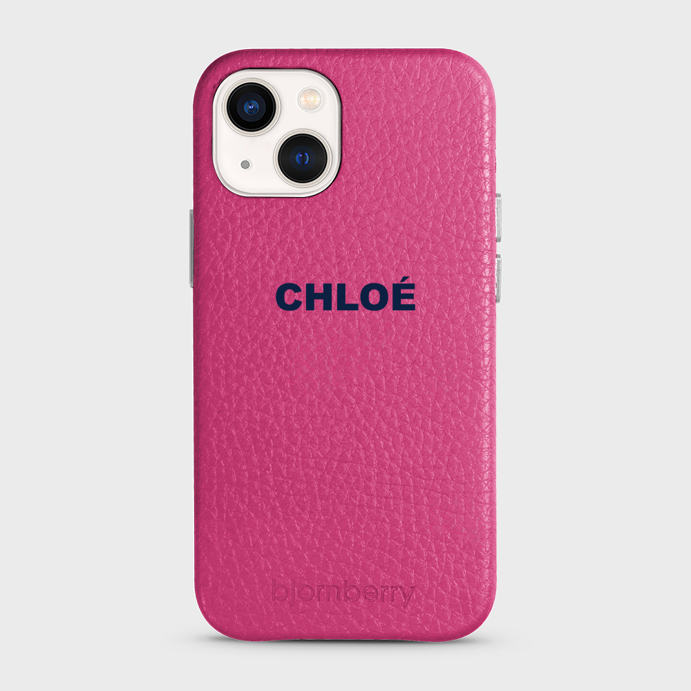 iPhone 13 Mini Personalised Leather Case - Name - 15