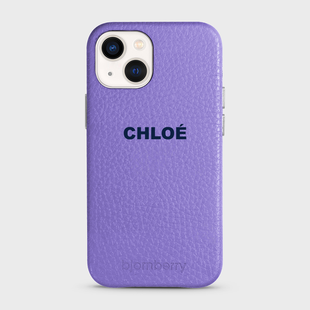 iPhone 13 Mini Personalised Leather Case - Name - 8