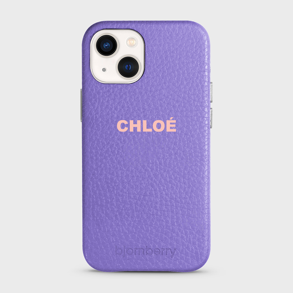 iPhone 13 Mini Personalised Leather Case - Name - 10