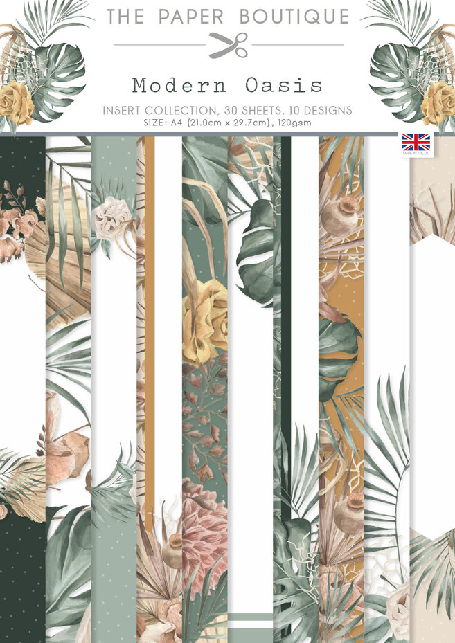 Modern Oasis, A4, Insert Collection, The Paper Boutique