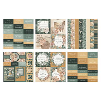 Modern Oasis, 8x8",  Embellishments Pad, The Paper Boutique
