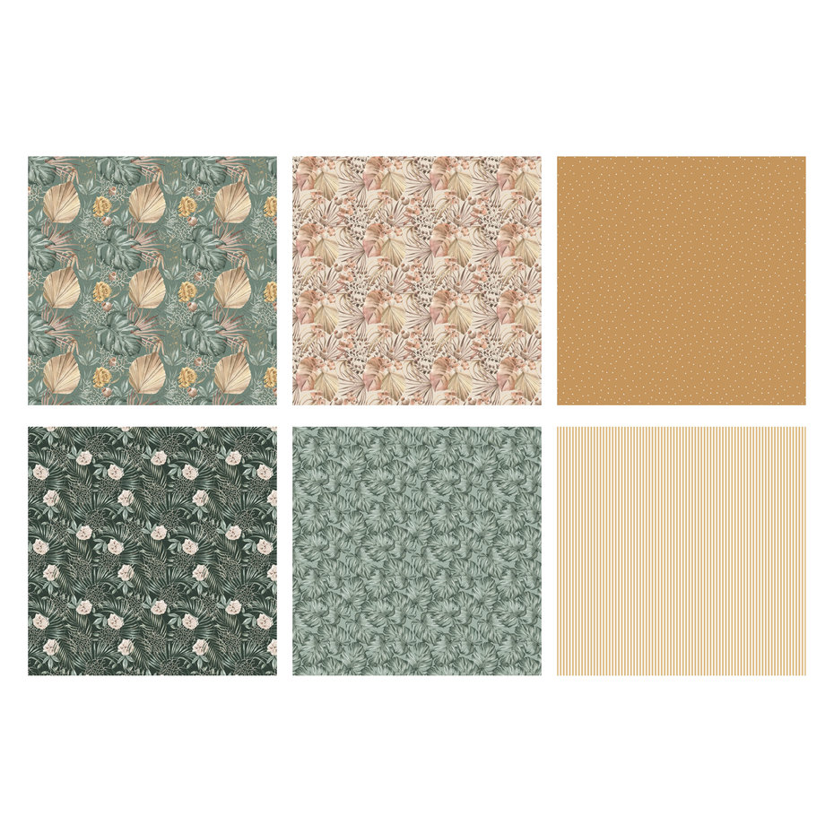 Modern Oasis, 8x8",  Decorative Papers, The Paper Boutique - 2