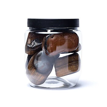 Tiger eye tumbled stones A quality 4-6 cm